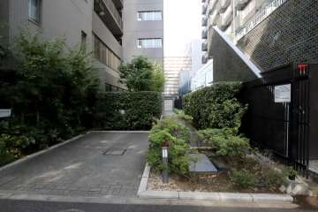 駐輪場の出入り口