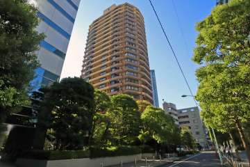 ソフィアタワー勝どきの外観（北側から）
