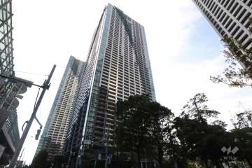 ザ・東京タワーズミッドタワーの外観（北側から）