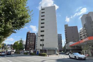 茅場町スカイハイツの外観（西側から）　