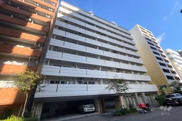 ニューハイツ八丁堀の外観（北西側から）