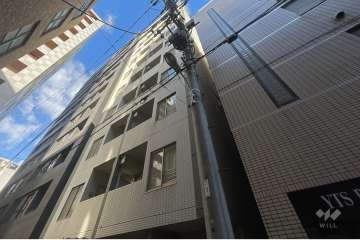 ニューハイツ八丁堀の外観（北東側から）