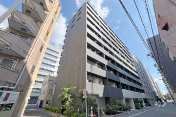 ステージグランデ茅場町の外観（南西側から）
