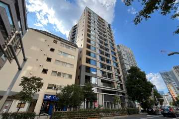 シティハウス東京八重洲通りの外観（東側から）