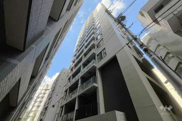 シティハウス東京八重洲通りの外観（南側から）