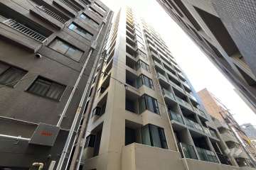 シティハウス東京八重洲通りの外観（西側から）