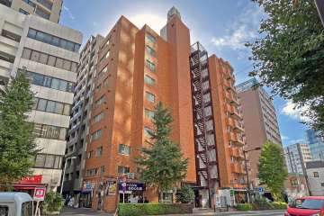 初穂マンションひがし京橋の外観（北東側から）