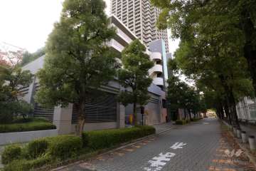 晴海アイランドトリトンスクエアビュータワー2号棟の外観(東側から)