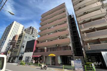 ルックハイツ築地の外観（北西側から）