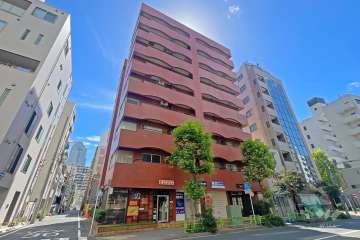 築地永谷タウンプラザの外観（北西側から）