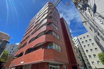 築地永谷タウンプラザの外観（北東側から）