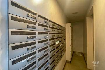 共用ポストと宅配ボックス