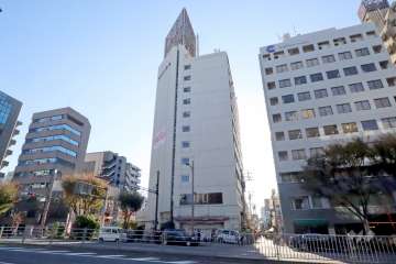 モンテベルデ築地の外観（北東側から）　