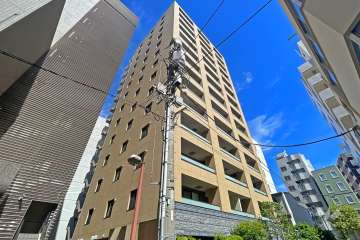 イニシア築地の外観（南西側から）