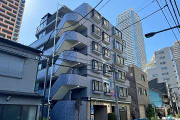 セザール月島の外観(北側から)