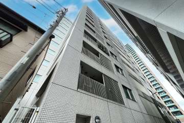 シティハウス月島駅前ベイブリーコートの外観（東側から）