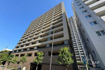 クレストフォルム月島サウススクエアの外観（南側から）