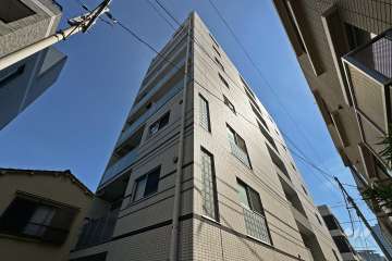 プレールドゥーク月島2の外観（北西側から）