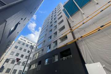 オープンレジデンシア日本橋水天宮の外観（北東側から）