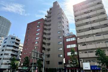 マイキャッスル水天宮前弐番館の外観（北西側から）