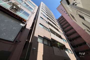 マイキャッスル水天宮前弐番館の外観（南西側から）