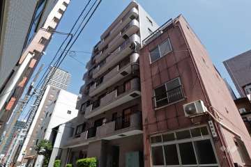 ドムール水天宮前外観(北西側から)