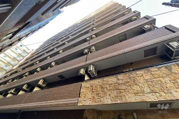 グランドガーラ日本橋茅場町の外観（北東側から）