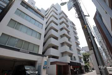 ブルーハイツ茅場町の外観(北側から)