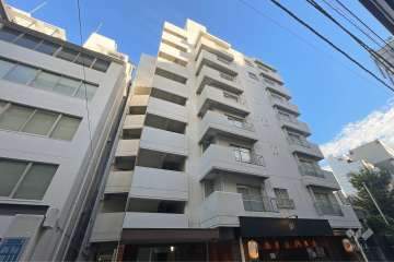 ブルーハイツ茅場町の外観（北西側から）