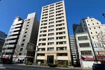 ブランズ日本橋茅場町の外観（北東側から）