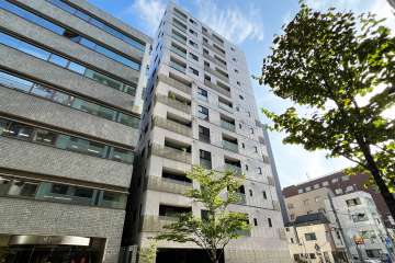 グリーンパーク日本橋久松町レジデンスの外観（東側から）