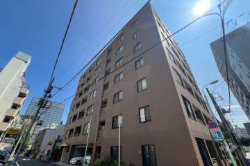 プレジール日本橋人形町の外観（北西側から）