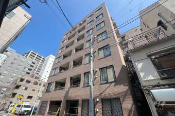 プレジール日本橋人形町の外観（南側から）