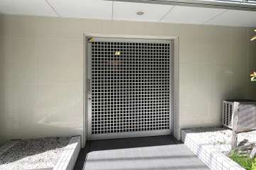 駐輪場の出入り口