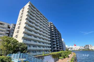 日本橋グリーンハイツの外観（南東側から）