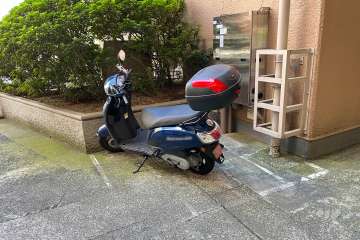 バイク置き場
