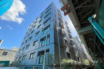 ハイツ日本橋中洲の外観（北西側から）　