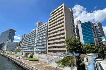 ヴェラハイツ日本橋浜町の外観（北東側から）