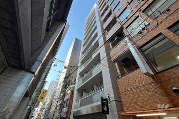 デュオスカーラ東日本橋の外観（東側から）