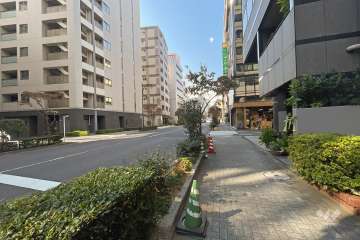 敷地南側の前面道路