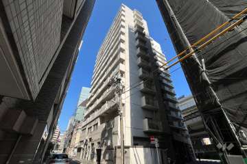 日本橋箱崎ハイツの外観（南西側から）