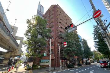 ニューシティハイツ日本橋の外観（北側から）