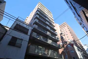 浜町パークハイツの外観(南側から)