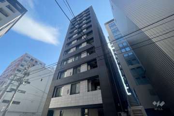 ウィルローズ日本橋浜町公園の外観（北東側から）