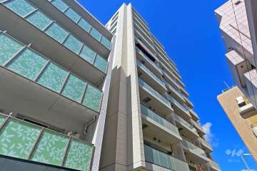 パークホームズ日本橋浜町ザテラスの外観（南西側から）