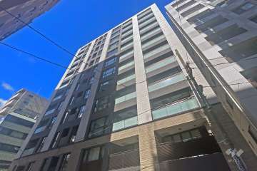 プラウド日本橋浜町の外観（南西側から）