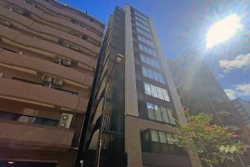 プラウド日本橋浜町の外観（北東側から）