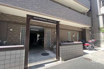駐輪場の出入り口