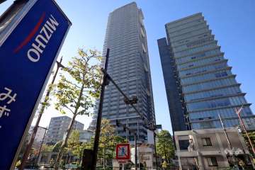 トルナーレ日本橋浜町の外観(北側から)