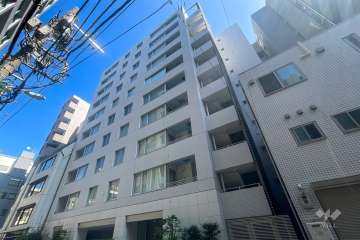 コスモグラシア人形町の外観（北西側から）